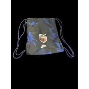 Nike USA Soccer Gym sack Gym Bag Black And Blue